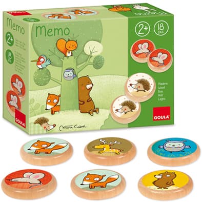 Portada de Juego de Mesa Memory Amigos del Bosque