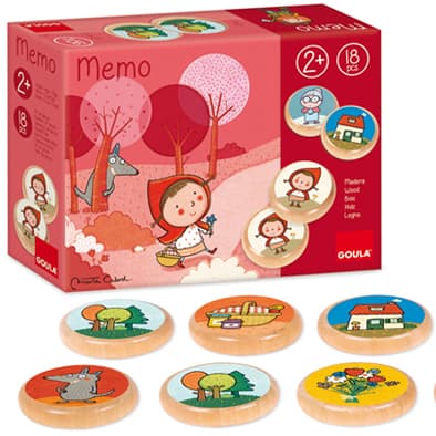 Portada de Juego de Mesa Memory Caperucita Roja