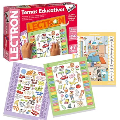 Portada de Juego Lectrón Temas Educativos