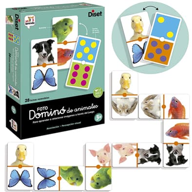 Portada de Domino Foto Animales 28 pz