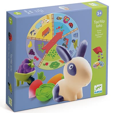Portada de Juego de Mesa Loto Táctil Granja