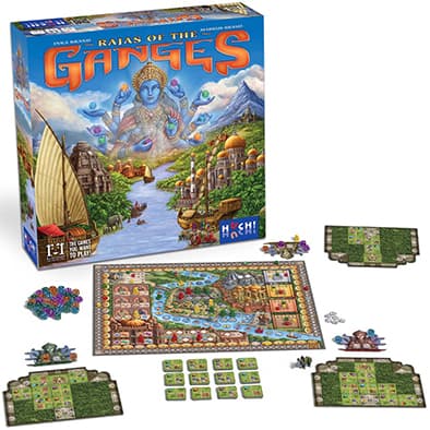 Portada de Juego de Mesa Rajas Del Ganges