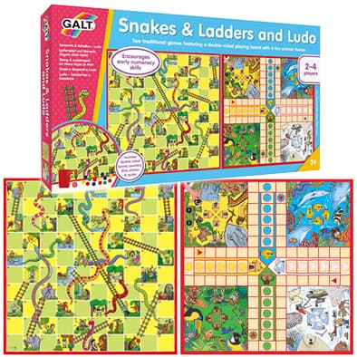 Portada de Juego de Mesa Escalera y Ludo