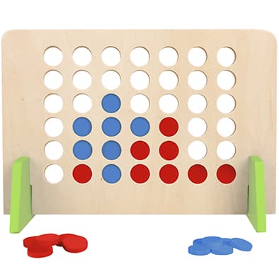 Portada de Juego Madera 4 en Fila