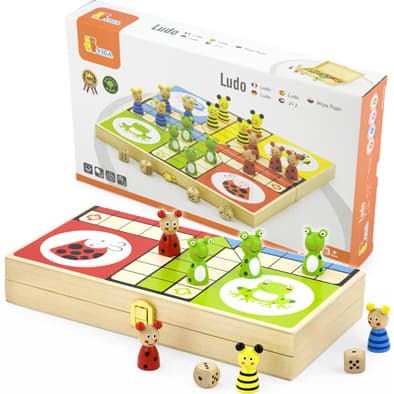 Portada de Juego de Mesa Ludo Madera
