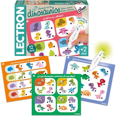 Portada de Juego Lectrón Los Dinosaurios