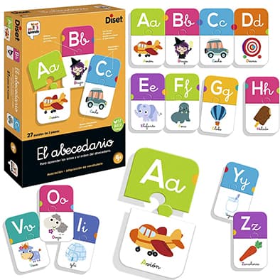 Portada de Juego Aprendo El Abecedario Puzle Dúo