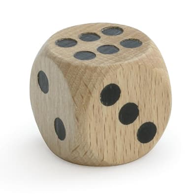 Portada de Dado Madera 3 cm