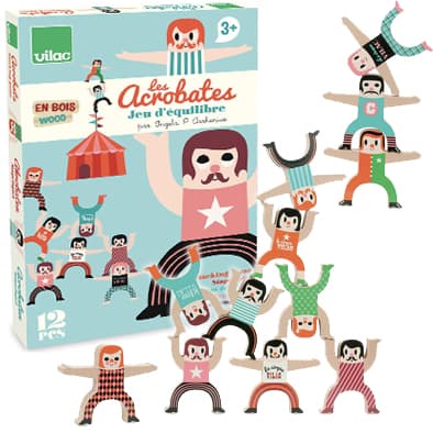 Portada de Juego Mesa Acróbatas Madera
