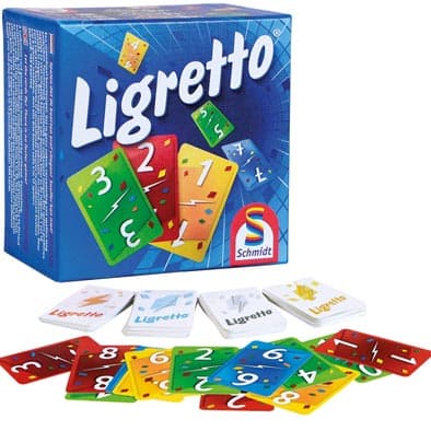 Portada de Cartas Ligretto Azul