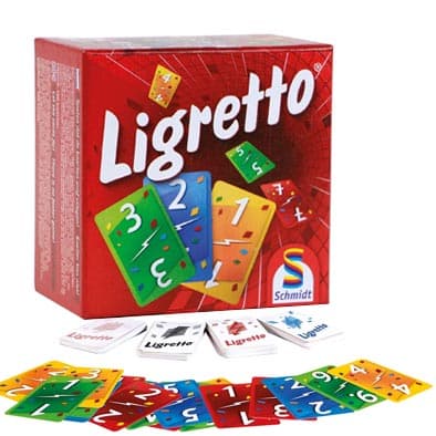 Portada de Cartas Ligretto Rojo