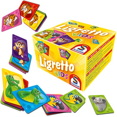 Portada de Cartas Ligretto Kids