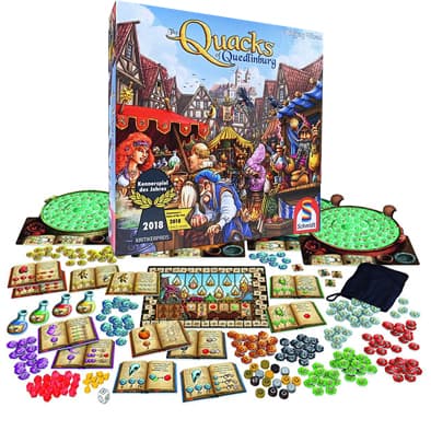 Portada de Juego de Mesa Los Charlatanes de Quedlinburg