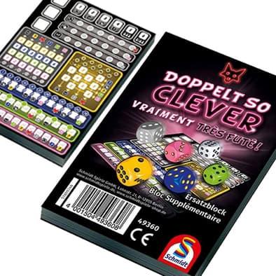 Portada de Juego de Mesa ¿Doble Inteligente! Bloque Repuesto