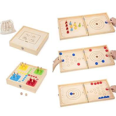 Portada de Juego de Mesa Disco 4 en 1