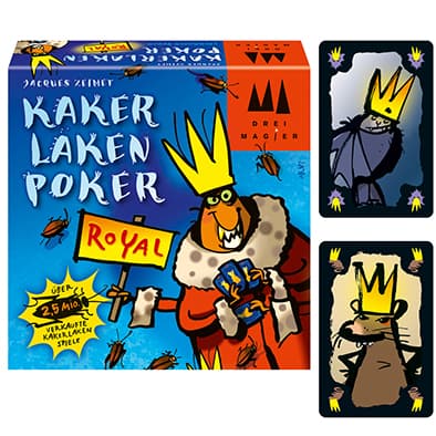 Portada de Juego de Mesa Póker Cucarachas