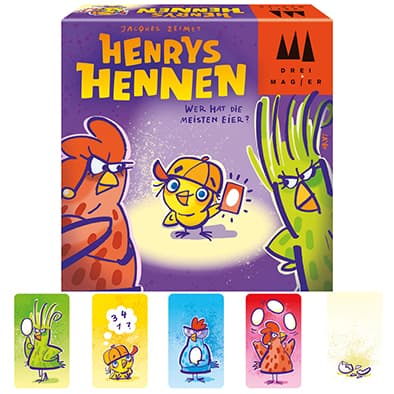 Portada de Juego de Mesa Las Gallinas de Henry