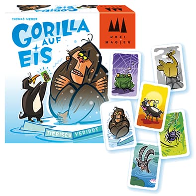 Portada de Juego de Mesa Gorila en el Hielo
