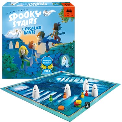 Portada de Juego de Mesa Escaleras Espeluznantes
