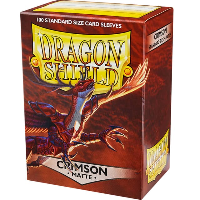 Portada de Protectores Dragon Shield–Standard Matte–Crimson