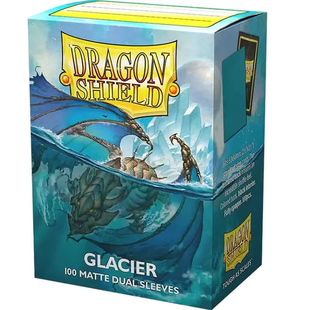 Portada de Protectores Dragon Shield- Dual Standard Matte–Glacier