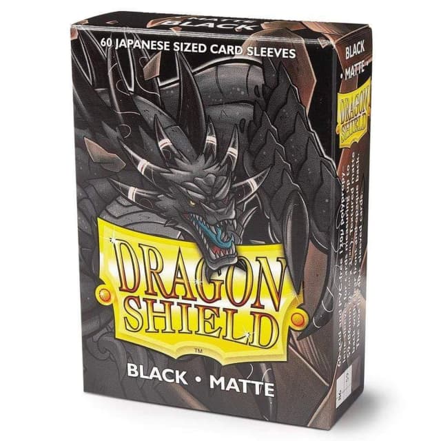 Portada de Protectores Dragon Shield–Japanese size – Black – Matte