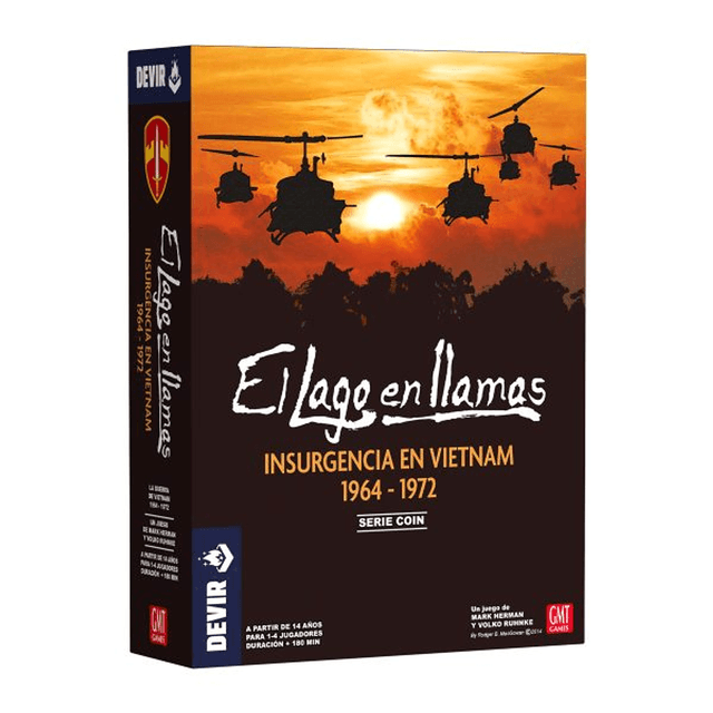 Portada de El Lago en Llamas Insurgencia en Vietnam
