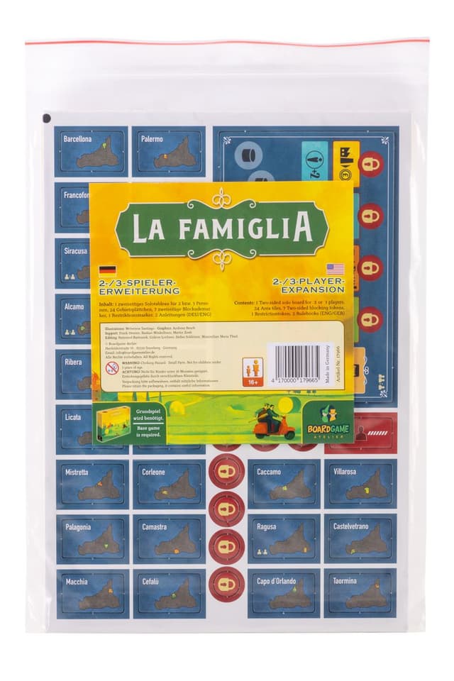 Portada de La Famiglia: Expansión 2 a 3 jugadores