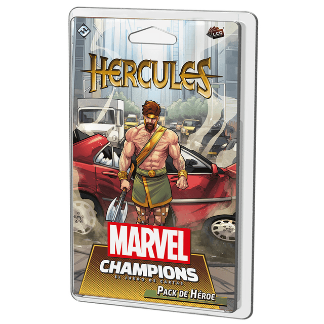 Portada de Marvel Champions The Card Game – Hercules Hero Pack