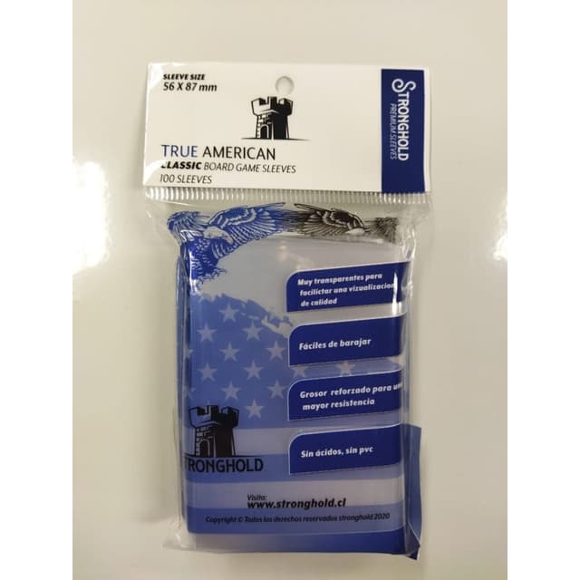 Portada de Protectores Stronghold — True American 56x87mm