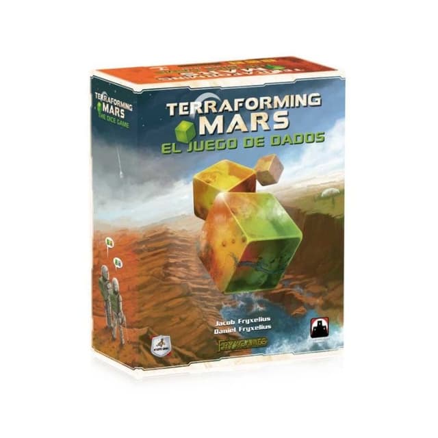 Portada de PACK Terraforming Mars: El juego de dados + Expansión Misiones
