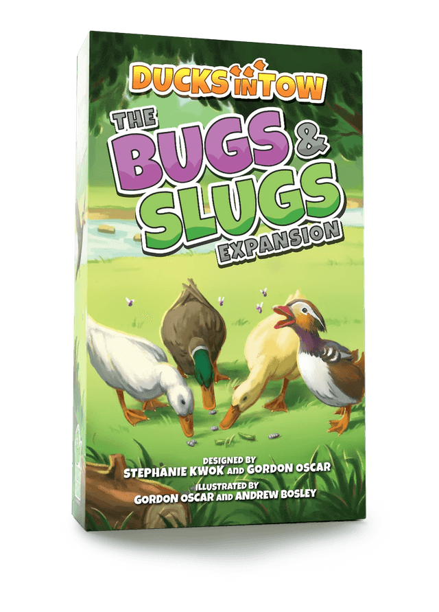 Portada de Ducks in Tow: The Bugs & Slugs Expansion