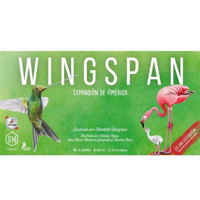 Portada de Wingspan: Expansión Américas