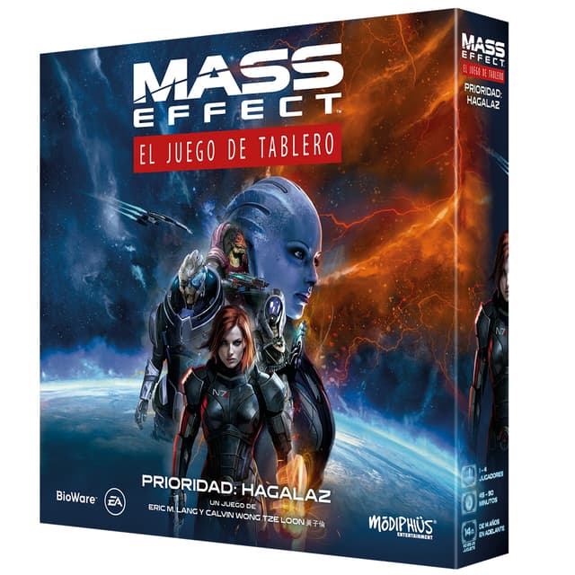 Portada de Mass Effect El Juego de Tablero