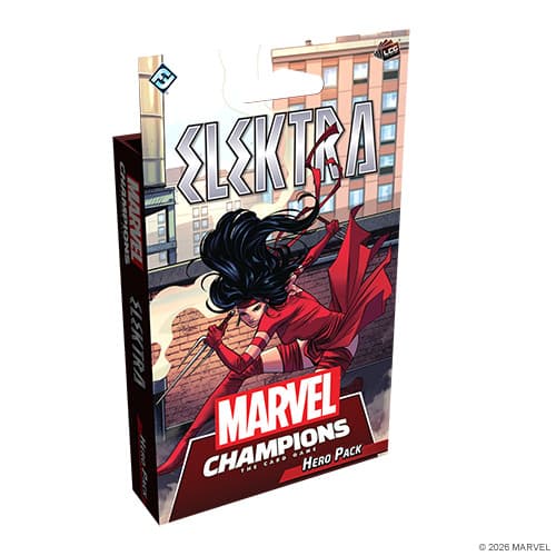 Portada de Marvel Champions – Elektra Hero Pack