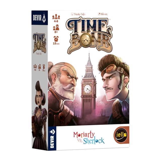 Portada de Time Bomb: Moriarty vs Sherlock