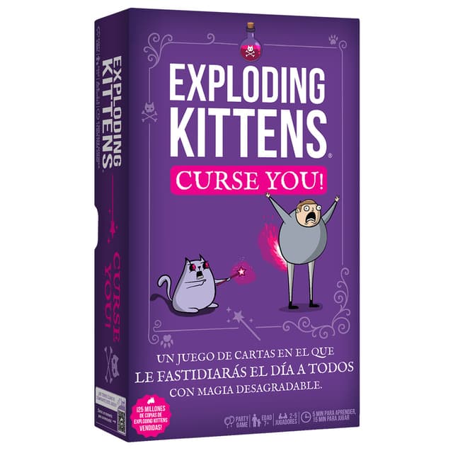 Portada de Exploding Kittens Curse You