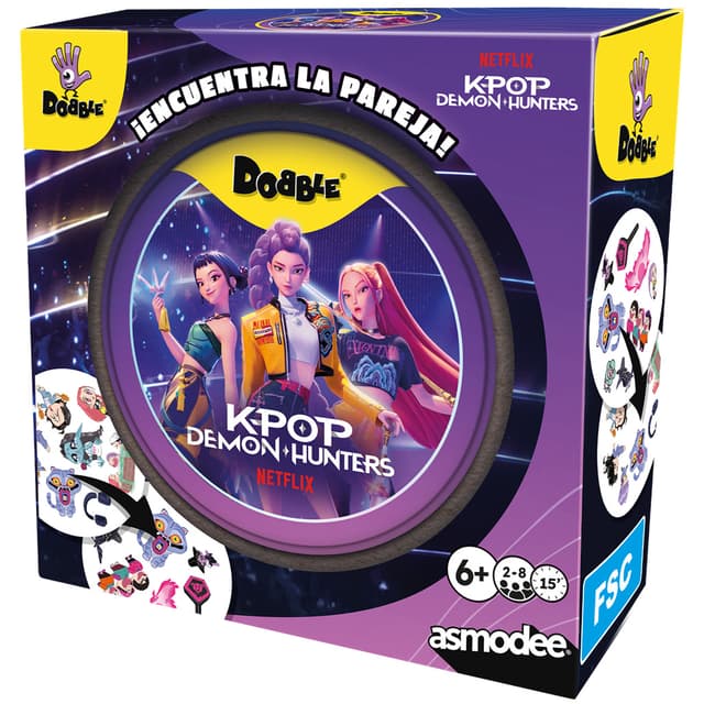 Portada de DOBBLE KPOP DEMON HUNTERS (ECO SLEEVE) (PRE-VENTA)