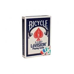 Portada de Naipes Bicycle LoVision - Azul