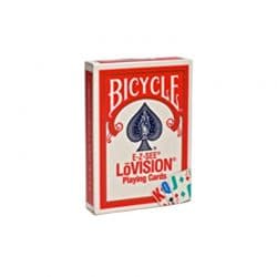 Portada de Naipes Bicycle LoVision - Rojo