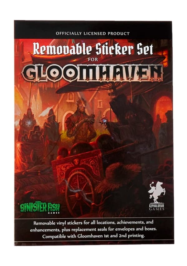 Portada de Gloomhaven – Sticker