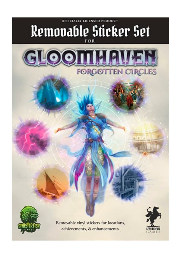 Portada de Gloomhaven – Sticker Circulos Olvidados