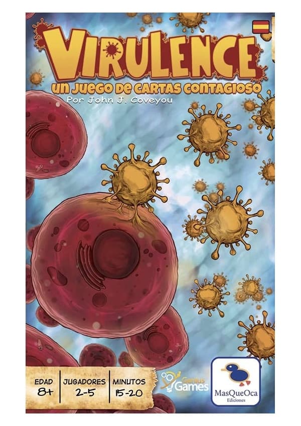 Portada de Virulence: el juego de cartas contagioso