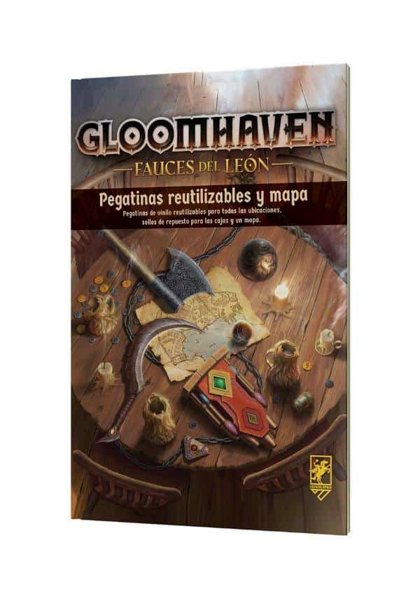 Portada de Gloomhaven – Stickers Removibles Fauces del León