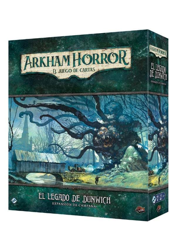 Portada de Arkham Horror LCG – El Legado de Dunwich expa. Campaña