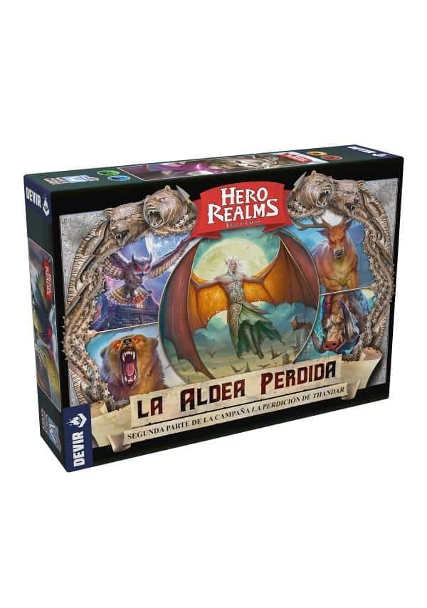 Portada de Hero Realms – expansión de campaña La Aldea Perdida