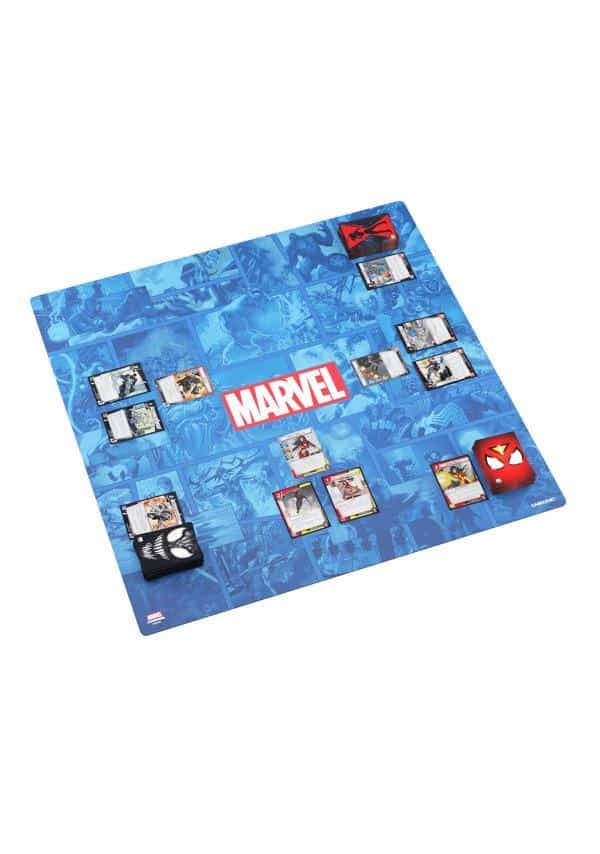 Portada de Game Mat XL Marvel Champions – Marvel Blue