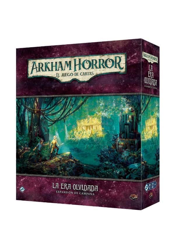 Portada de Arkham Horror LCG: La Era Olvidada – Expansión Campaña