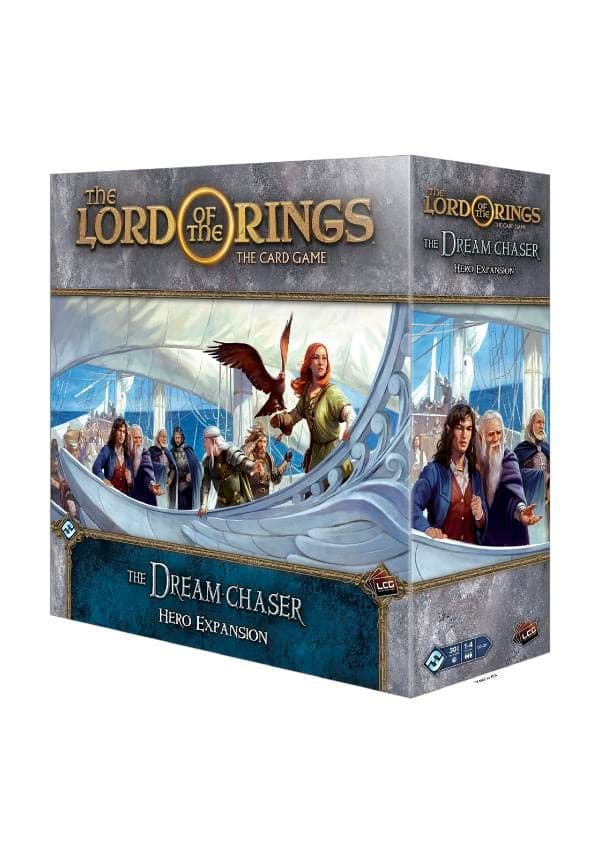Portada de El Señor de los Anillos LCG – Cazador de Sueños Expa. de Héroes