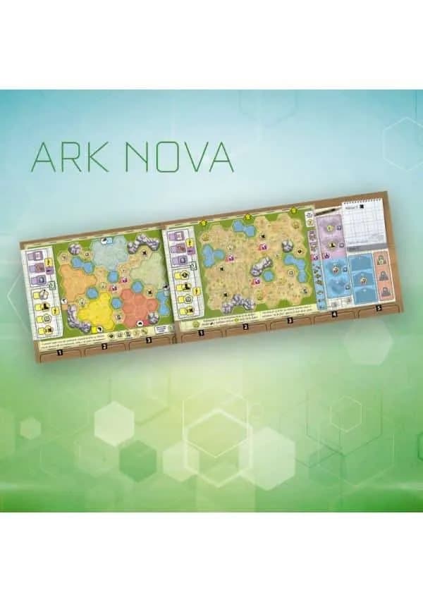 Portada de Ark Nova - Paquete de mapas N°1